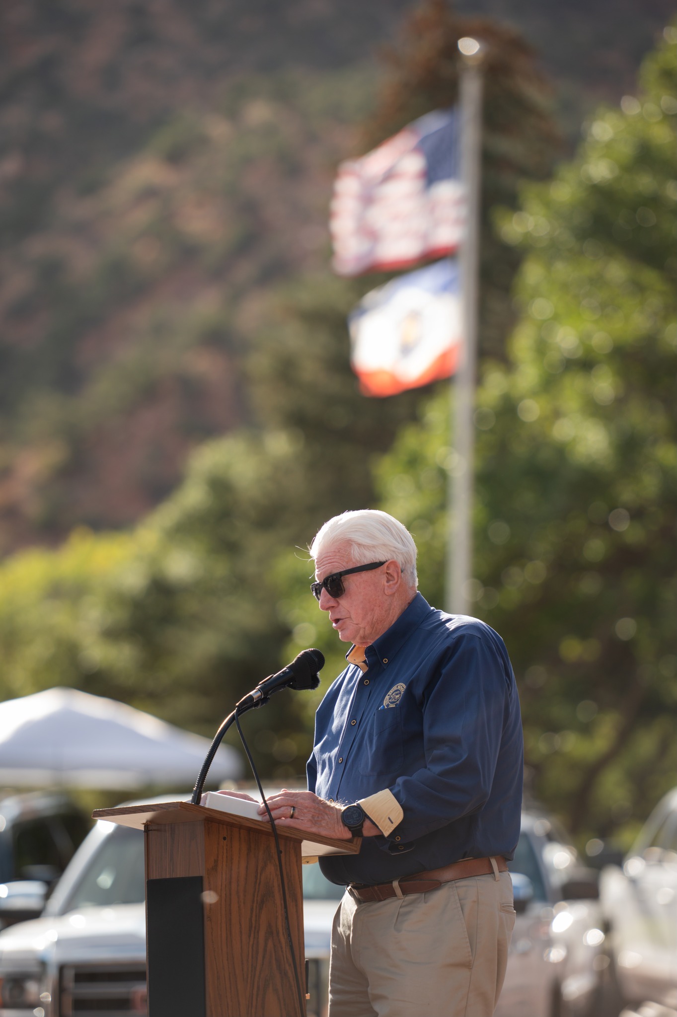 Group photo of participants at the Maxwell Park groundbreaking